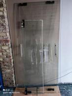 Gratis Glazen deur, dubbele met bovenstuk, prima staat, Doe-het-zelf en Bouw, 215 cm of meer, Glas, Gebruikt, 120 cm of meer
