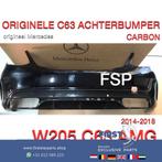 W205 C63 AMG ACHTERBUMPER + CARBON DIFFUSER origineel Merced, Gebruikt, Ophalen of Verzenden, Bumper, Achter