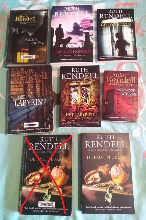 Ruth Rendell boeken, Livres, Thrillers, Utilisé, Enlèvement ou Envoi