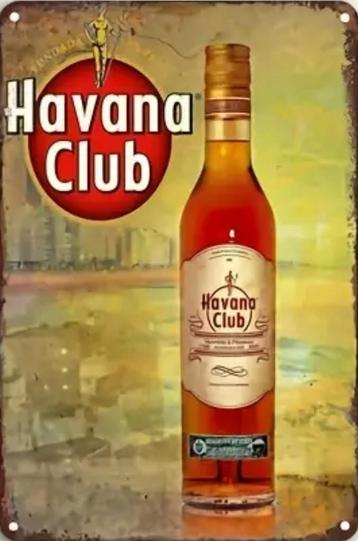 Reclamebord vintage Havana Club - mancave poolhouse nieuw beschikbaar voor biedingen