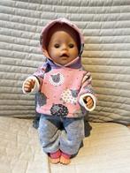 28. Babyborn: Nieuwe hoodie met schaapjes met broek, Ophalen of Verzenden, Nieuw, Babypop