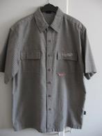 Zwart/beige ruitenhemdje met korte mouwen van Bad-Mad, 164, Ophalen of Verzenden, Zo goed als nieuw