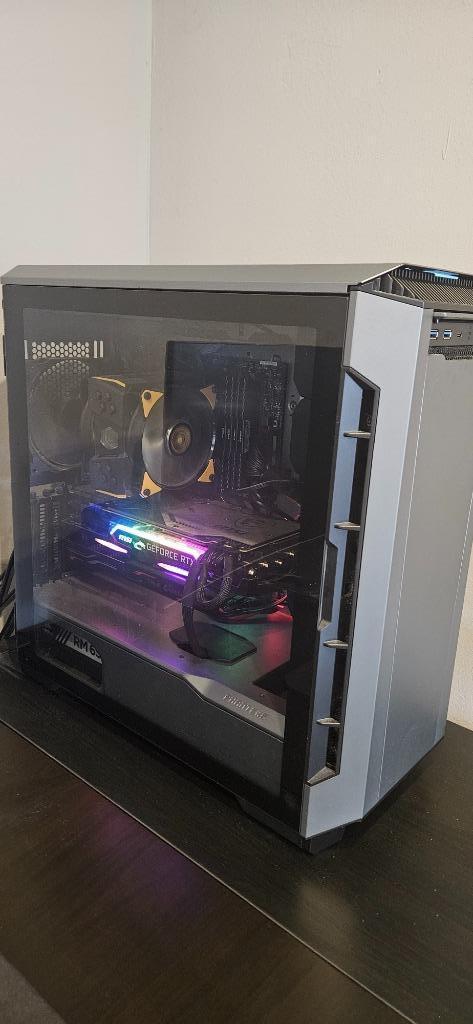 Gaming PC – Intel i7, RTX 2070 Super, 32 GB RAM, Computers en Software, Desktop Pc's, Zo goed als nieuw, 3 tot 4 Ghz, HDD, SSD