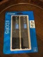 Crucial 64GB DDR5 5600Mhz Neuf (2x32gb), Neuf, Enlèvement, Desktop, DDR5