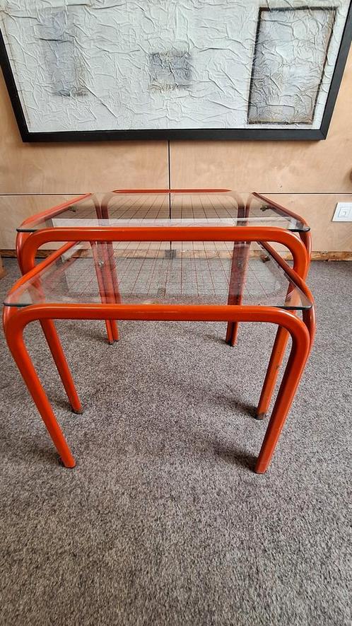 Vintage nesting tables, Antiek en Kunst, Kunst | Designobjecten, Ophalen of Verzenden