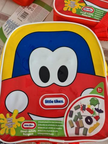 Little tikes rugzak met plasticine en vormen beschikbaar voor biedingen