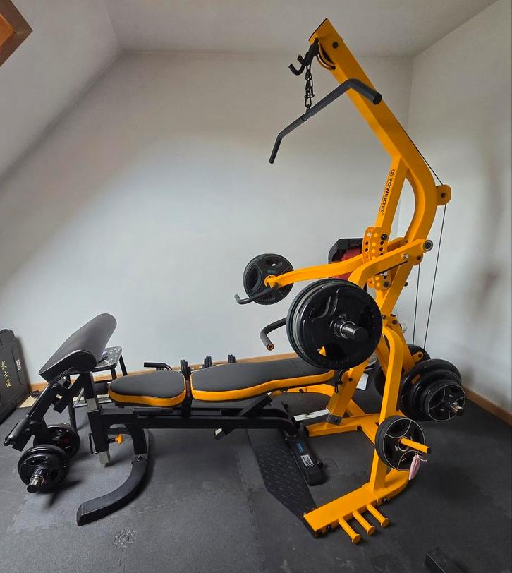 POWERTEC halterbank (met of zonder schijven), Sport en Fitness, Fitnessapparatuur, Ophalen