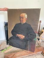 Schilderij pastoor of pater 1950, Antiek en Kunst, Ophalen of Verzenden