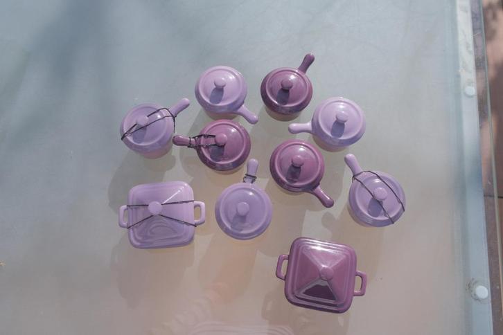 Lot de mini cocottes, Maison & Meubles, Cuisine | Vaisselle, Neuf, Récipient(s), Uni, Enlèvement