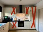 Keuken in goede staat, Huis en Inrichting, Keuken | Complete keukens, Ophalen, Gebruikt, Wit, Hoekkeuken