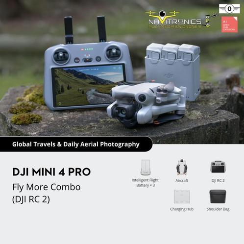 DJI MINI 4 PRO RC2 FLY MORE COMBO (C0), Audio, Tv en Foto, Drones, Nieuw, Drone met camera, Ophalen of Verzenden