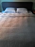 Linnen dekbedovertrekset 240x220cm Bonsoirs, Dekbedovertrek, Tweepersoons, Ophalen of Verzenden, Zo goed als nieuw