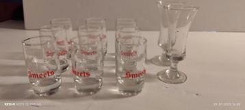 Jenever glazen: Extra Smeets 12 glazen. Ander model 2 glazen beschikbaar voor biedingen