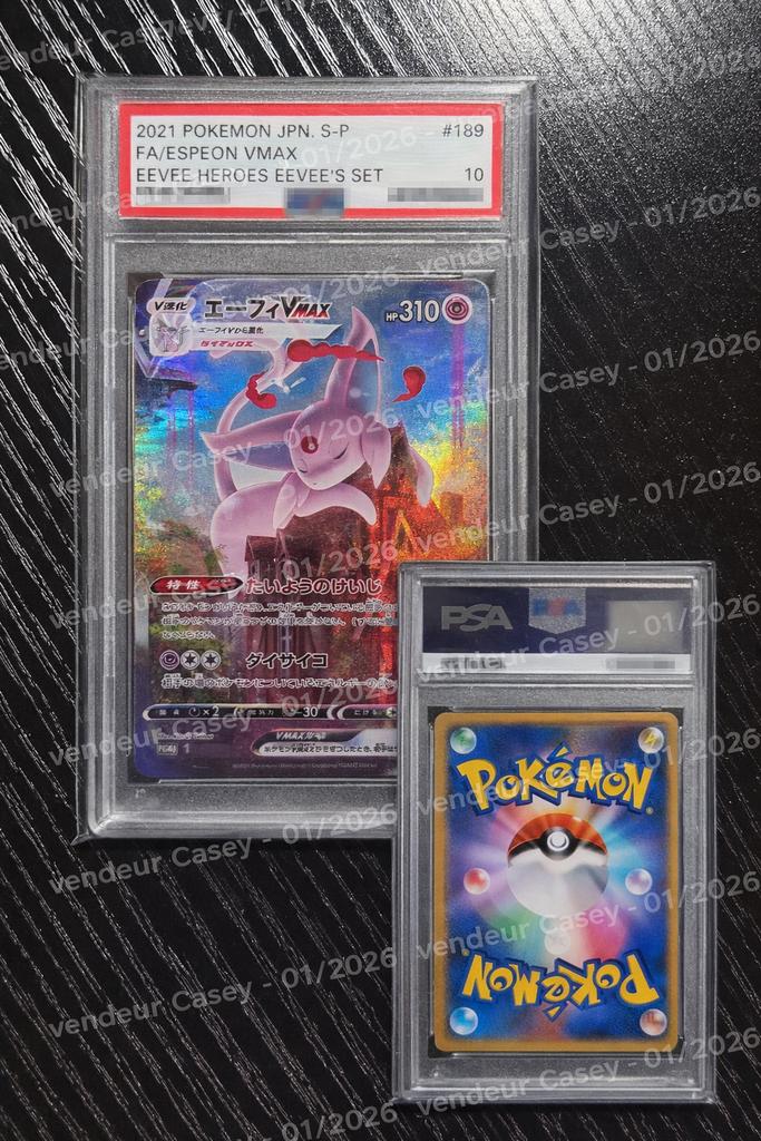 Pokémon PSA 10 – Espeon VMAX japonais – Gem Mint, Hobby & Loisirs créatifs, Jeux de cartes à collectionner | Pokémon, Neuf, Enlèvement
