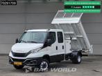 Iveco Daily 35C16 3.0L Open Laadbak met Kist Dubbel Cabine 3, Auto's, Stof, Gebruikt, Euro 6, 4 cilinders