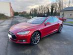 TESLA - Model S P90D 700 CH- Dual Motor - MCU2 - PANO, Auto's, Tesla, Automaat, Zwart, Model S, 7 zetels