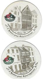 bierviltjes 2st De Koninck houten gevel, Verzamelen, Biermerken, Verzenden, De Koninck