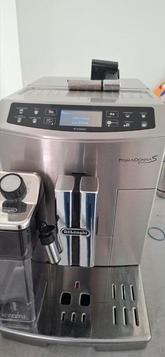 Delonghi Primadonna Evo top model koffiemachine 19BAR!, Elektronische apparatuur, Koffiezetapparaten, Gemalen koffie, Koffiebonen