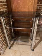 Gratis tv tafel met gefumeerd glas, Huis en Inrichting, Ophalen, Glas