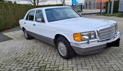 Oldtimer Mercedes 560 SEL AUT, bj 1986, Auto's, Oldtimers, Particulier, Airconditioning, Centrale vergrendeling, Elektrische ramen