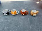 4 dieren mokken, Ophalen, Nieuw, Kop(pen) en/of Schotel(s)