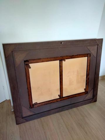 Schilderij met zeer mooie zware kader  beschikbaar voor biedingen