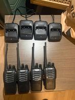 4 portofoons met lader, Talkie-walkie ou Walkie-talkie, Moins de 2 km, Avec clip de ceinture, Enlèvement