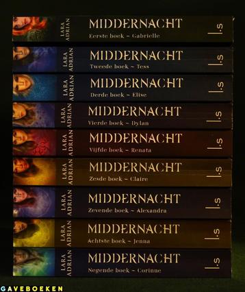  Middernacht - Lara Adrian - Luitingh Sijthoff - 9x - SC beschikbaar voor biedingen
