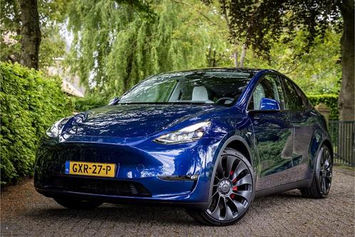 Tesla Model Y Performance AWD 75 kWh Premium Interieur, Auto's, Tesla, Bedrijf, 4x4, ABS, Adaptive Cruise Control, Airbags, Alarm