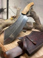 Couteau style couperet forgé à la main, NEUF, Collections, Armée de terre
