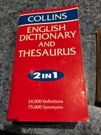 Two pockets English Dictionaries & Thesaurus (prijs port in), Boeken, Verzenden, Gelezen