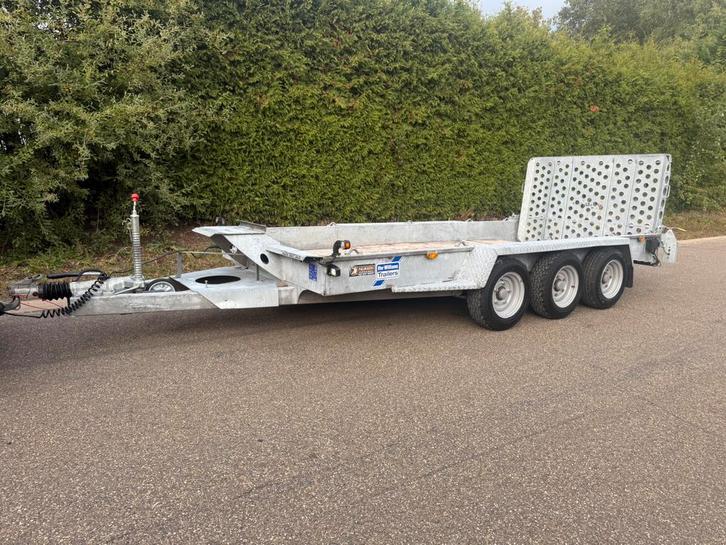 Ifor Williams GH146 machinetransporter, Auto diversen, Aanhangers en Bagagewagens, Zo goed als nieuw, Ophalen