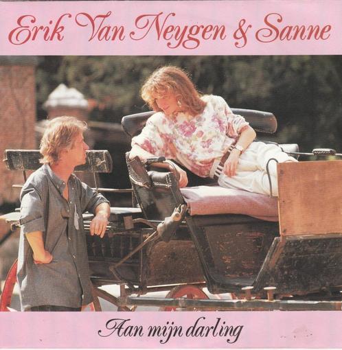 45T: Erik Van Neijgen & Sanne: Aan mijn darling, CD & DVD, Vinyles | Néerlandophone, Utilisé, Autres formats, Enlèvement ou Envoi