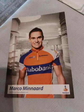 Wielerkaart : Marco Minnaard / Rabobank beschikbaar voor biedingen
