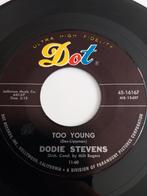 DODIE STEVENS. TE JONG. POPCORN OLDIES USA 45T, Ophalen of Verzenden, Zo goed als nieuw