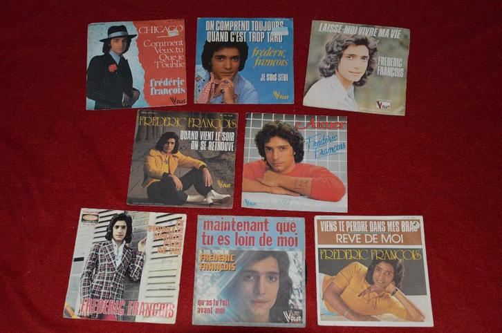 45t's chansons van Frédéric François, CD & DVD, Vinyles Singles, Comme neuf, Single, Autres genres, 7 pouces, Enlèvement ou Envoi