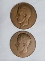 2 medailles Koninklijke Belgische Atletiek Bond KBAB ., Ophalen of Verzenden