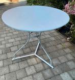 Vintage smeedijzeren tuintafel, Ophalen, Gebruikt