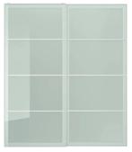 PAX IKEA - Pair of Sliding doors (150 cm x 236cm), Maison & Meubles, Comme neuf, Métal, 200 cm ou plus, 50 à 100 cm