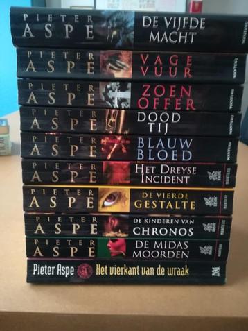 Boeken Pieter Aspe 1e uitgave