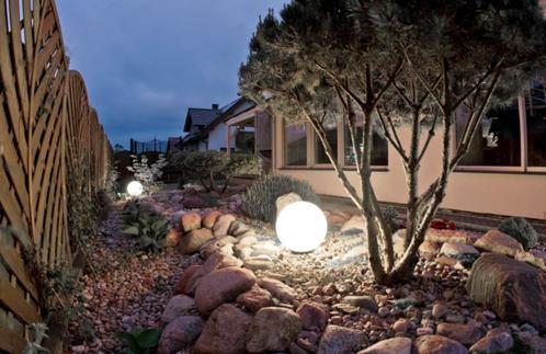 Hyundai Lighting solar padverlichting ( 2 bollen ), Tuin en Terras, Buitenverlichting, Nieuw, Batterij, Led, Ophalen of Verzenden