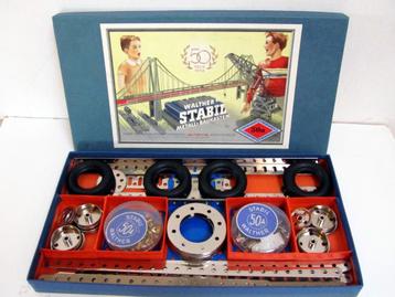 Walter's Stabil Metall-Baukasten 50a (1906-1956) Meccano beschikbaar voor biedingen