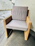 Fauteuil de table interieur en rotin, Osier ou Rotin, Enlèvement, Contemporain, Brun