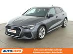Audi A3 30 TFSI Mild-Hybrid S line (bj 2023, automaat), Auto's, Gebruikt, Leder, 5 deurs, USB