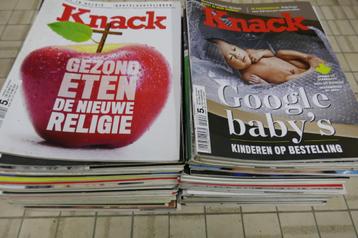 Knack tijdschriften jaargangen 2004 tem 2008