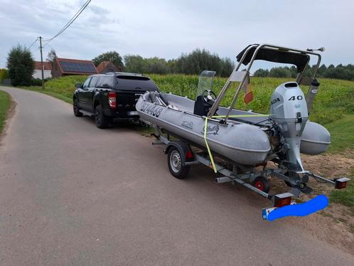 WHALY 435R !, Sports nautiques & Bateaux, Bateaux de pêche & à console, Comme neuf, 30 à 50 ch, 3 à 6 mètres, Essence, Moteur hors-bord