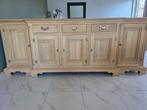 Massief eiken dressoirkast, Huis en Inrichting, Ophalen, Gebruikt, Eikenhout, 200 cm of meer