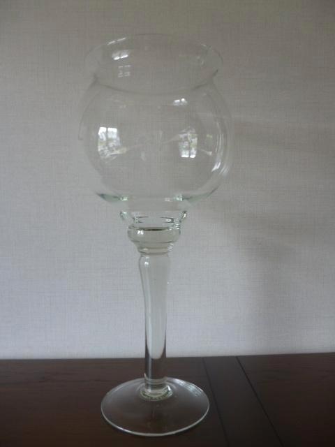 Groot, decoratief sierglas, kan gebruikt worden als vaas, Huis en Inrichting, Woonaccessoires | Vazen, Zo goed als nieuw, 50 tot 75 cm