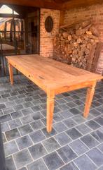 Massief houten tafel uitstekende conditie, Ophalen, Zo goed als nieuw