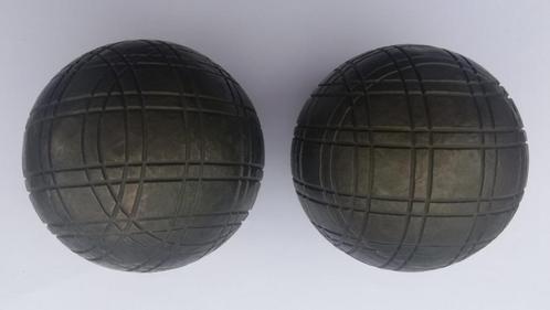 Petanque ballen 2st. materiaal Brons, roesten niet. Antiek, Sport en Fitness, Bowlen, Gebruikt, Ophalen of Verzenden